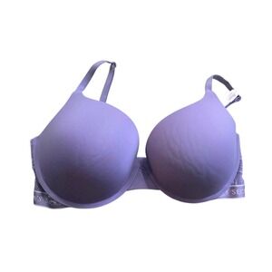 Victoria's Secret T Shirt Push Up Full Coverage Bra Size 36DDD Lavender/Purple